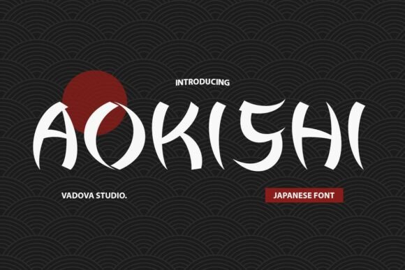 Aokishi: Elevating Brand Identity with Elegant Japanese Typography