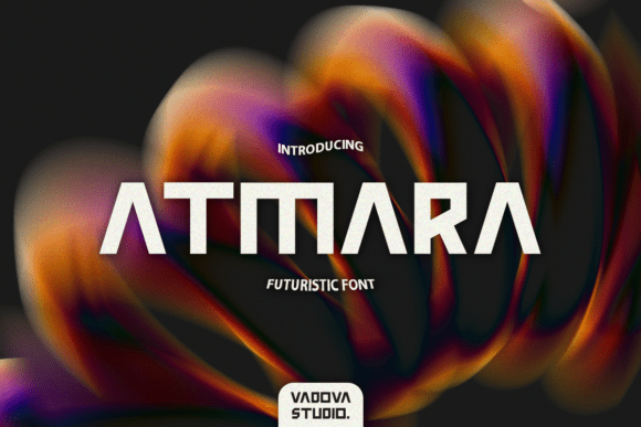 Atmara: A Futuristic Display Font for Modern Editorial Design