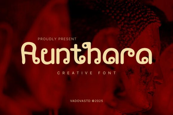 Aunthara Typeface for Editorial Design