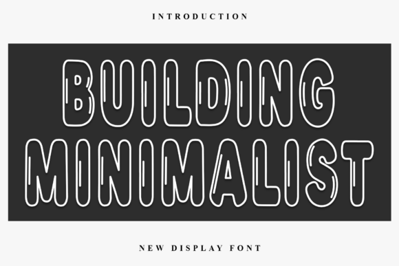 Building Minimalist: A Festive Display Font for Web Design