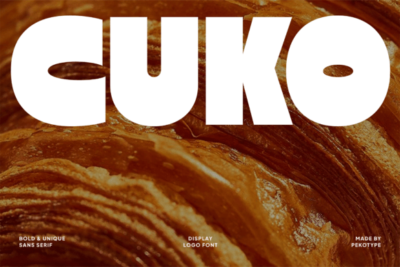 Cuko: A Playful Display Font for Modern Editorial Design