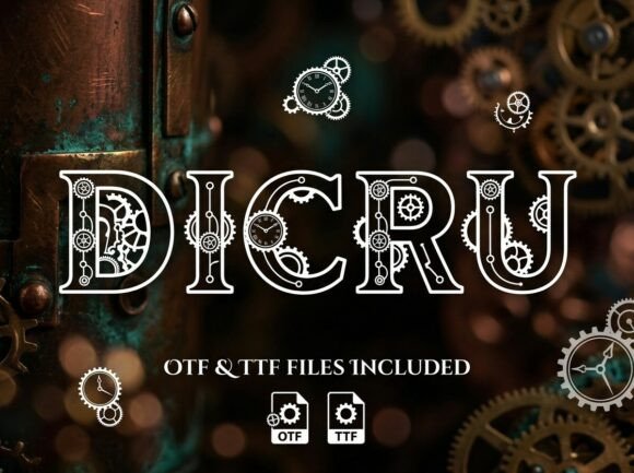 Dicru: The Decorative Display Font for Scroll-Stopping Marketing