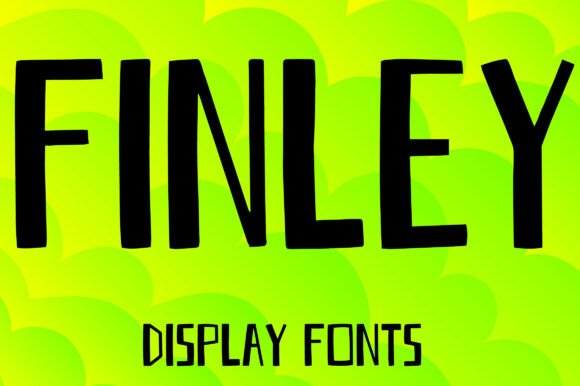 Finley: A Bold Display Font for Modern Makers