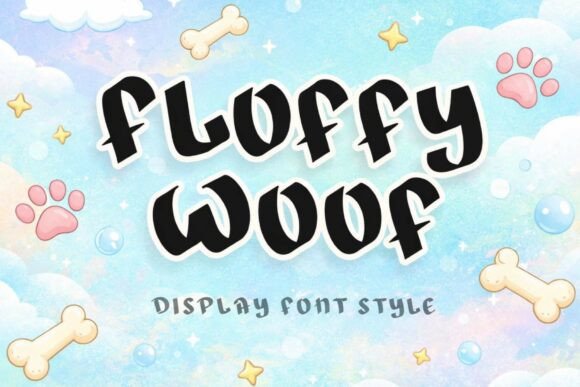 Floffy Woof: A Playful Display Font for Makers
