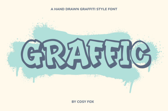 Graffic Font: Bold Graffiti Style for Makers