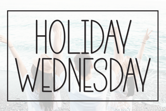 Holiday Wednesday Font for Warm Branding