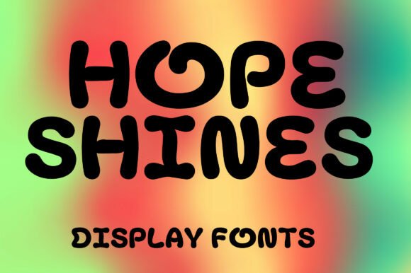 Hope Shines: A Retro Display Font for Modern Editors