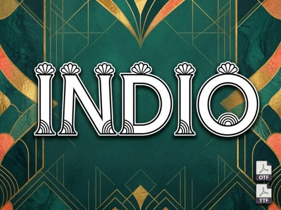 Indio: A Bold Display Font for Striking Brand Identity