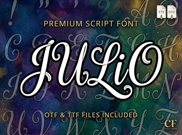 Julio Typeface for Editorial Design