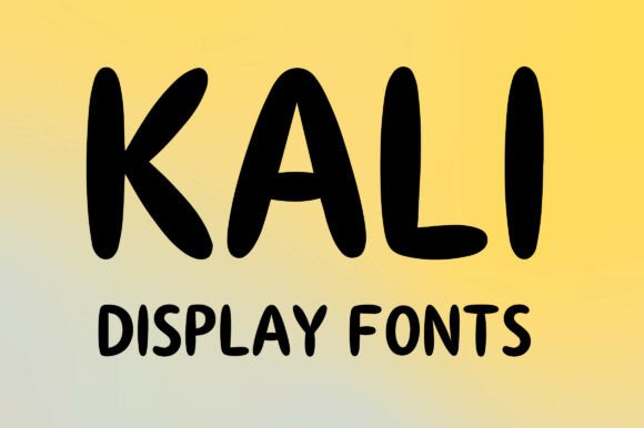 Kali: Bold Display Font for Web Design