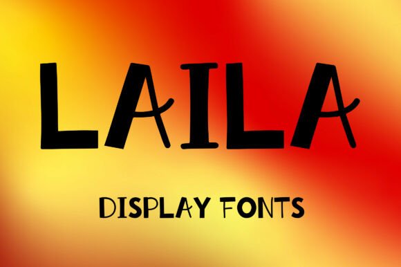 Laila: A Bold Display Font for Editorial Design