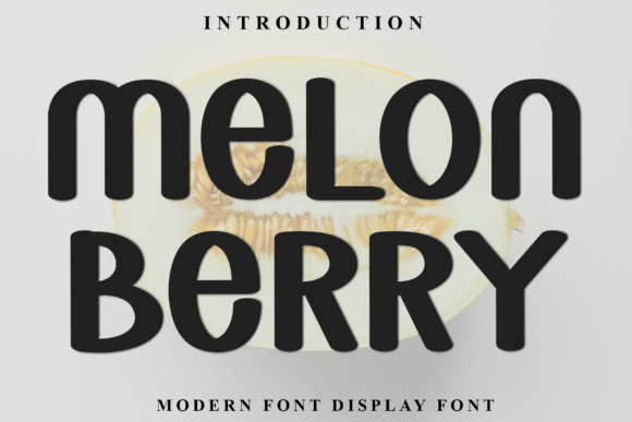 Melon Berry: A Festive Display Font for Holiday Branding