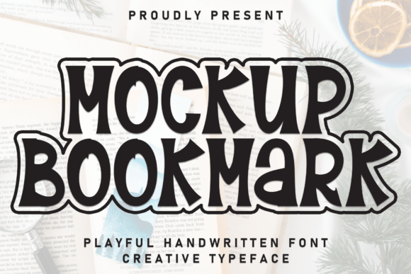 Mockup Bookmark Typeface Review for Brand Design