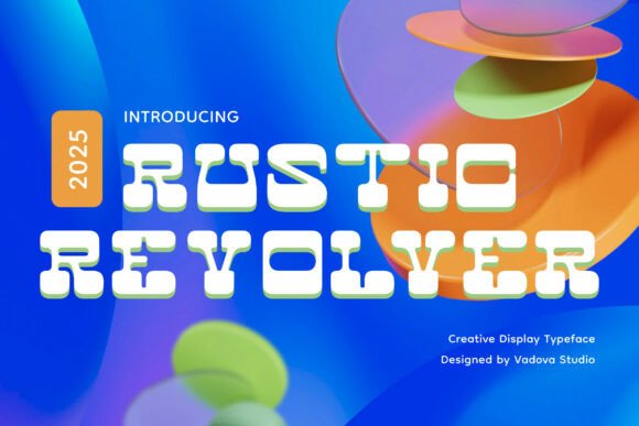 Rustic Revolver Font for Bold Craft Designs
