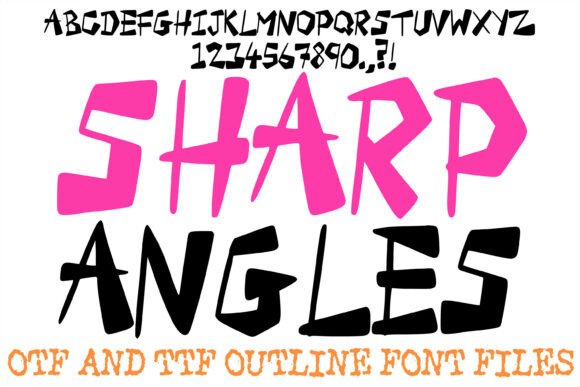 Sharp Angles Typeface for Bold Digital Campaigns