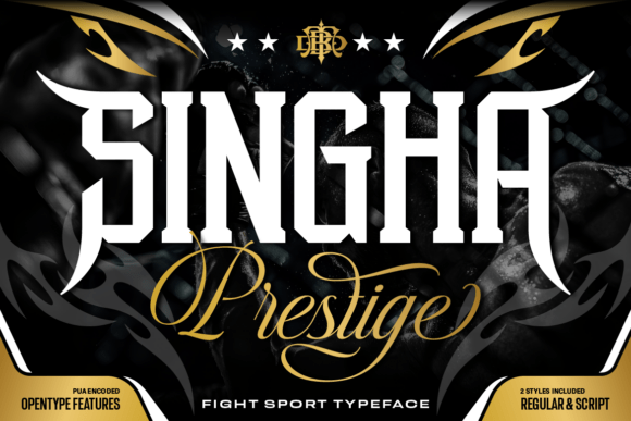 Singha Prestige: A Bold Display Font for Crafters
