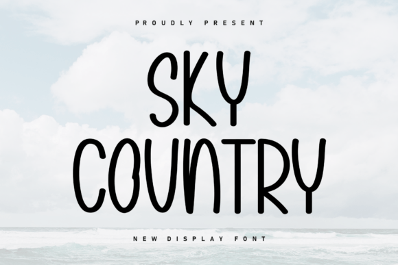 Sky Country Font for Editorial Design