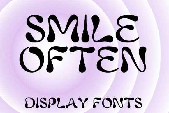 Smile Often: A Groovy Display Font for Brand Joy