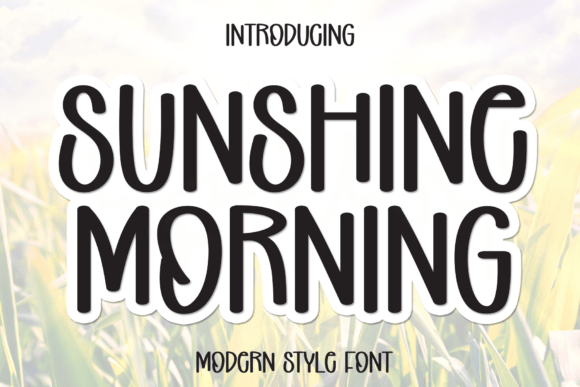 Sunshine Morning Font for Handmade Creators
