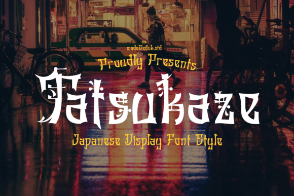 Tatsukaze Display Font for Makers