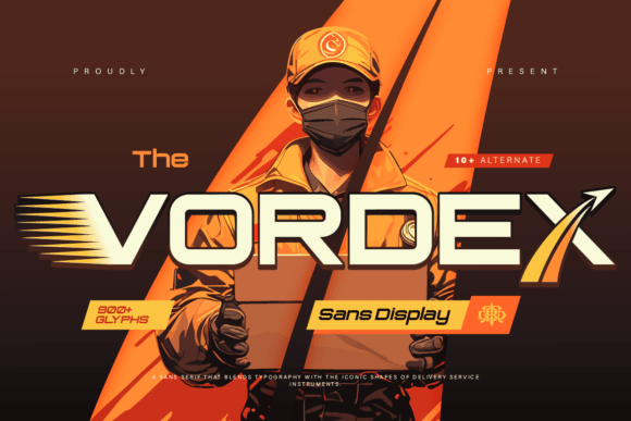 Vordex: A Modern Display Font for Editorial Impact