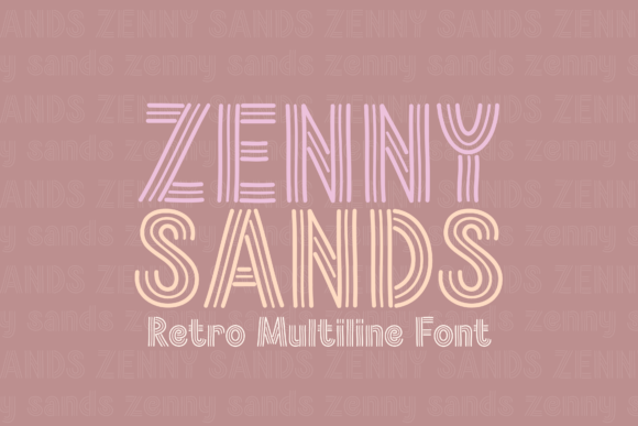 Zenny Sands: A Retro Display Font for Editorial Design